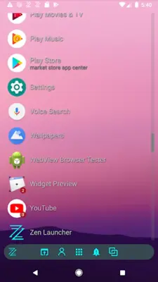 Zen Launcher android App screenshot 5